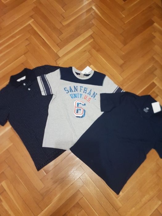 НОВИ детски блузи Н&М с къс ръкав за 10-12 г. момче