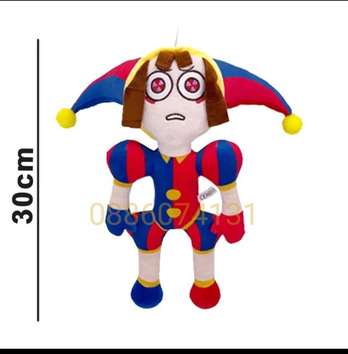 Плюшена играчка The Amazing Digital Circus, Играчка Клоун