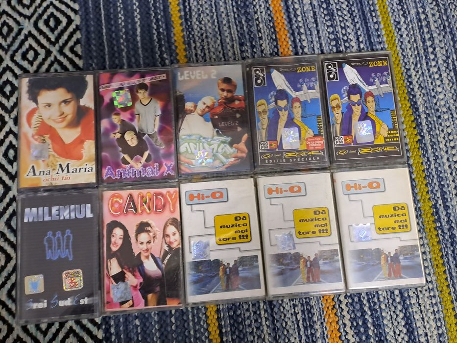Casete muzica Romaneasca Hi-q 3SE mileniul 3 O-zone Ana Maria Candy