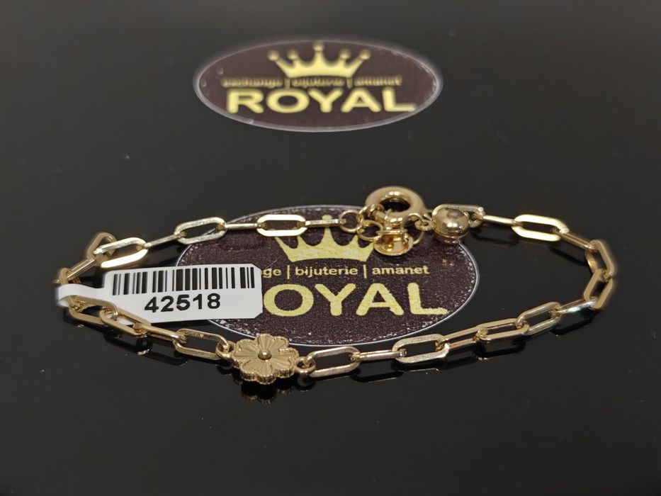 Bijuteria Royal: Brățară aur 14k/3.61 gr