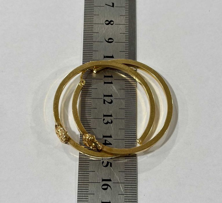 Златни обеци 5.3 грама 14 карата.