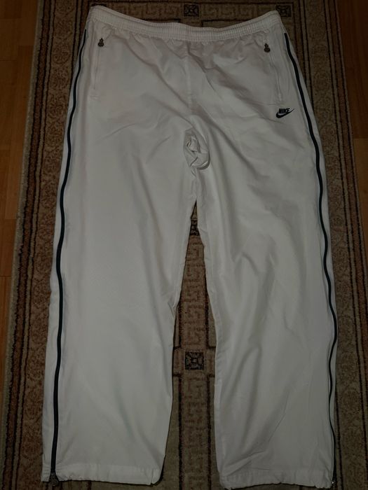 Pantaloni Nike de fas, alb curat, marimea XL