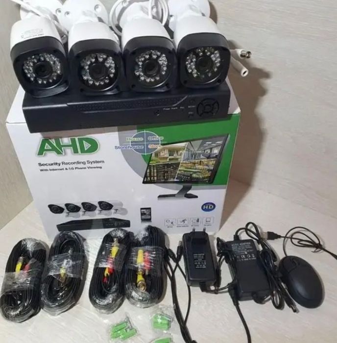 4 Камери за видеонаблюдение с dvr