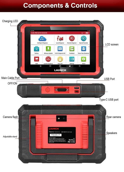 Професионална диагностика на автомобили - Launch X431 Pro Elite 2025