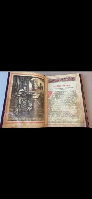 Psaltirea 1895 – Carol I Ediție Facsimil legată in piele naturala de vițel