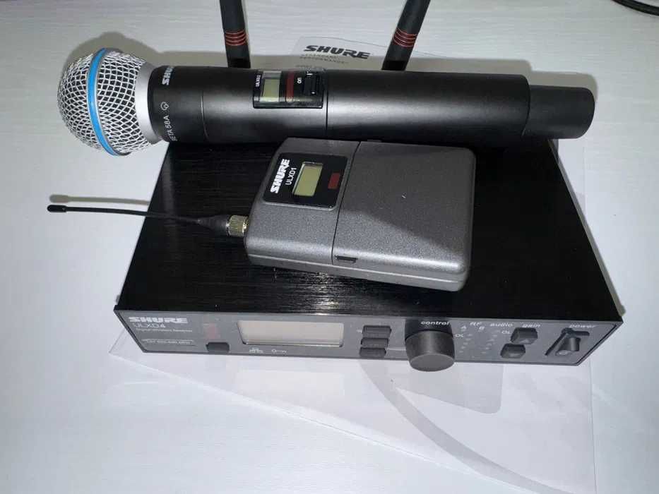 Shure ULXD/Beta58, sistem microfon wireless PRO (optional set complet bodypack) ca Dynacord xa vl212 powermate