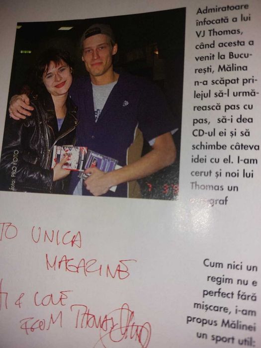 Revista retro unica Malina Olinescu pe coperta de la Scoala Vedetelor