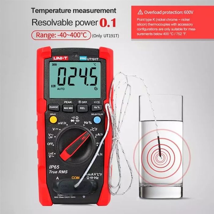 Тестер UNI-T UT191E, Multimeter UT191E