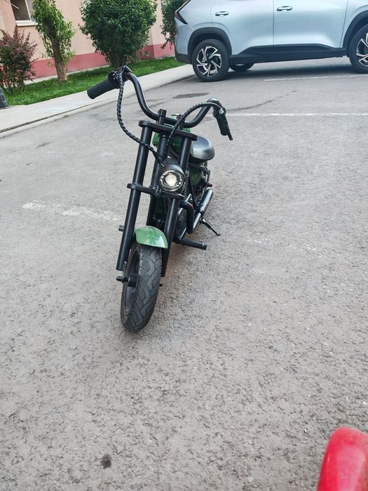 Motocicleta chopper electrica copii hypergogo cu lumini