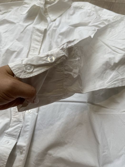 Рубашка белая длинная