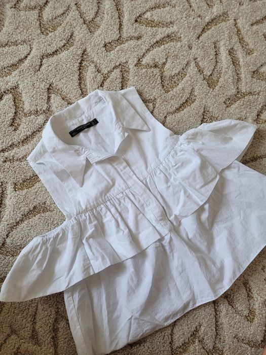 Bluza alba deosebita Zara