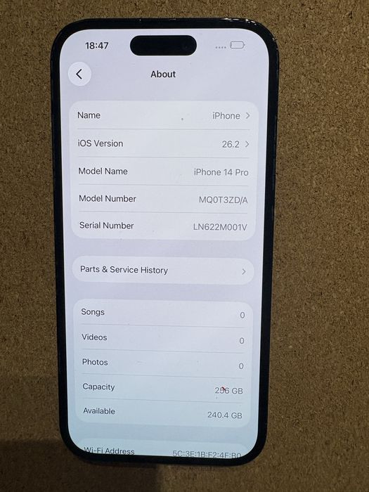 Apple Iphone 14 Pro 256Gb ID-XXL5879