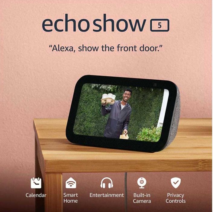 Echo Show 5 | Ecran inteligent cu Alexa și cameră de 2 MP