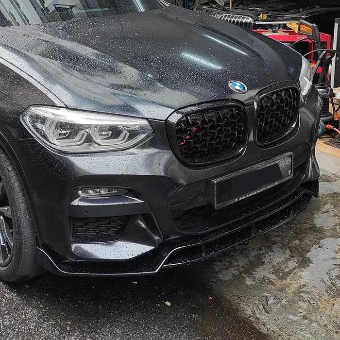 Prelungire Extensie Lip Bara Fata M BMW X3 X4 G01 G02 (17-21), Lucios