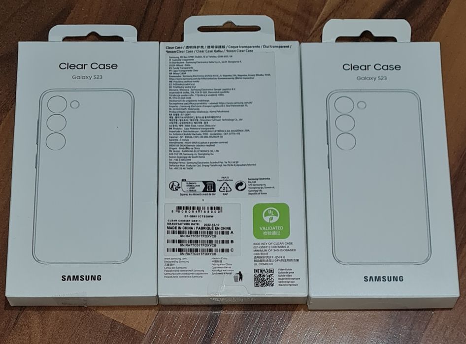 Husa originala Samsung Clear Case Galaxy S23 S911