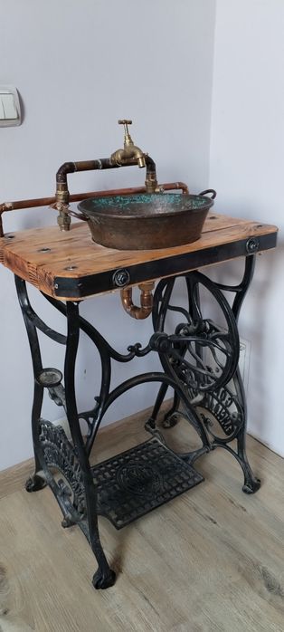 Vând chiuveta ornamentala rustică industrială