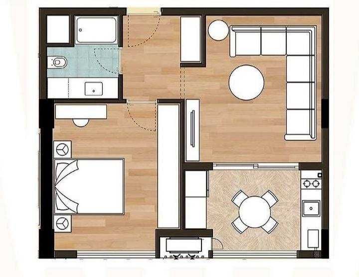 2-х комнатная в ЖК «Prestige Gardens» ID: 6349