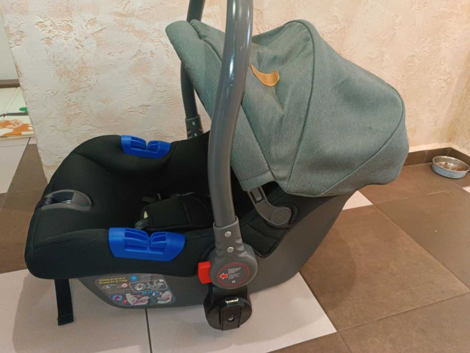 CANGAROO Комбинирана количка 3в1 EMPIRE Сива