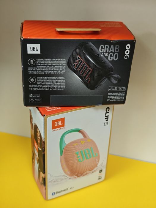 Boxe Jbl Go 5 și Clip 5