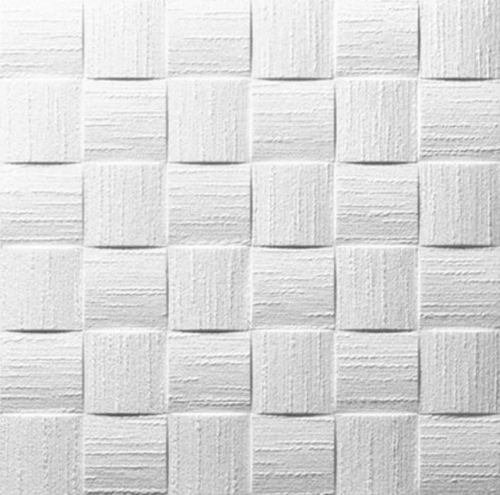 Tavan fals decorativ,polistiren expandat,F Dublin,alb,50x50x0.8 cm,Nou