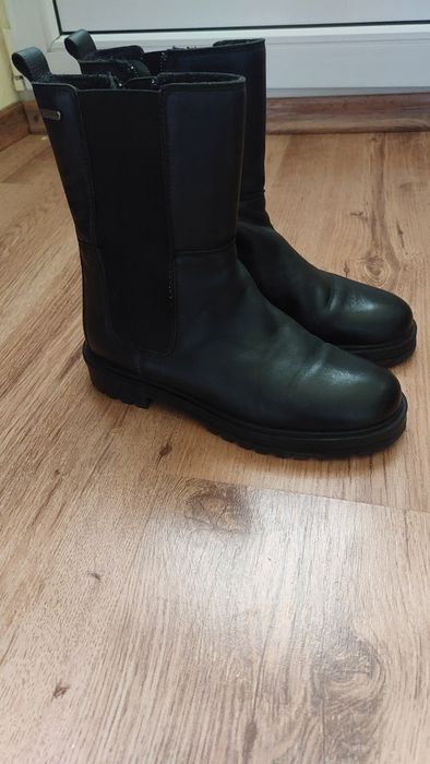 Cizme de iarna din piele naturala (Esprit)