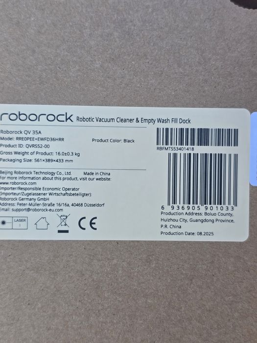 Aspirator robot roborock QV 35A, anti-încurcare, 8000Pa, SIGILAT