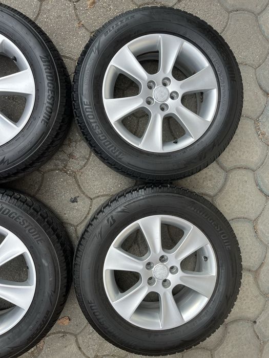 Jante aliaj 5x100mm, anvelope 215/65 R16 Subaru Forester Outback