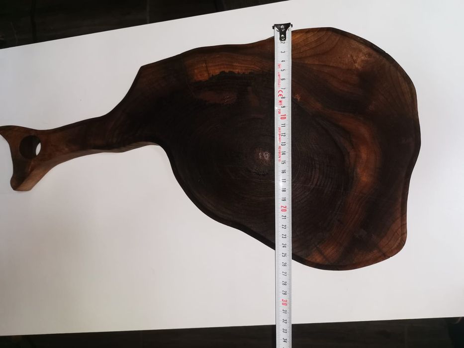 Tocator lemn nuc  rustic handmade