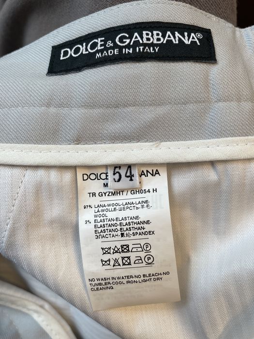 Pantaloni eleganti D&G, noi, material premium.