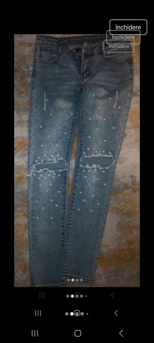 Blugi cu margele marime s