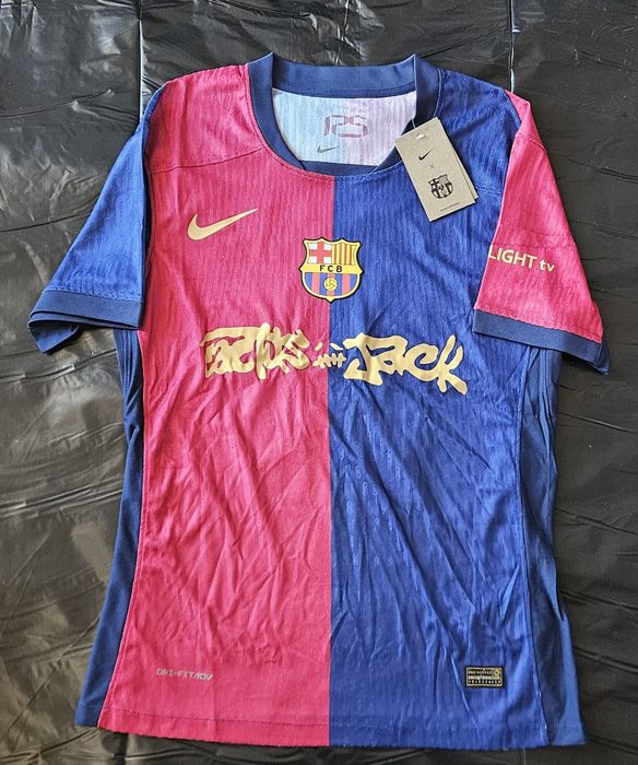 Tricou Fotbal Lamine Yamal Barcelona x Travis Scott 24/25 Player Versi