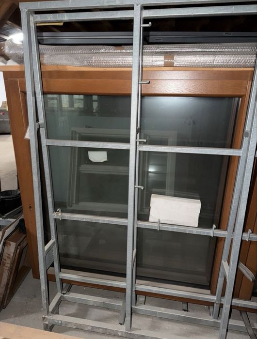 FEREASTRA CASA  LEMN ALU TRIPAN  Dopfner Germania 5 buc  Nou