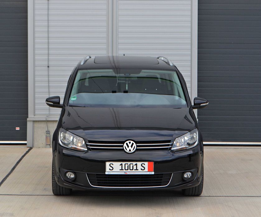 VW Touran 2.0tdi 140cp 7Loc-uri Cutie DSG Trapa Panoramica Clima Navy