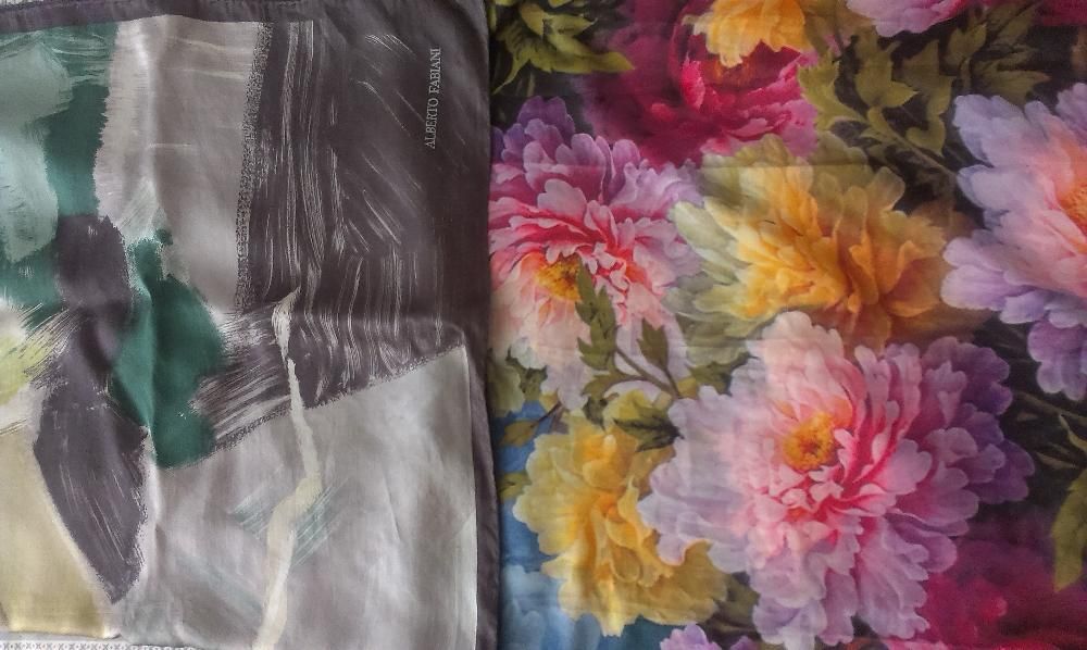 Луксозни 100% копринени / Silk/. Alberto Fabiani шалове