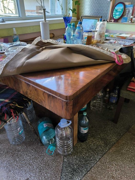 Set Mobilier Interbelic Art Deco Furnir Rădăcină de Nuc