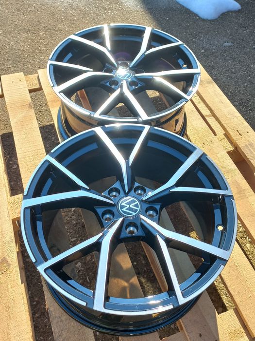 18"Vw Golf Passat Tiguan 8j et40 Estroil Black Diamond Seat Audi Škoda