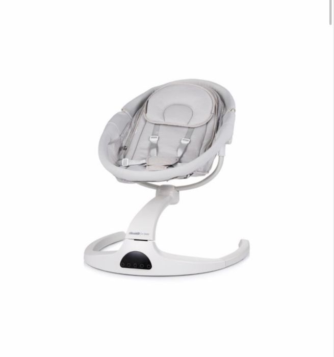 CHIPOLINO Електрическа бебешка люлка - шезлонг E-SWAY ГРАНИТ