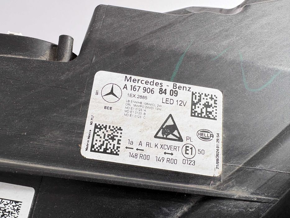 Far dreapta multibeam led Mercedes GLE W167 facelift cod A1679068409