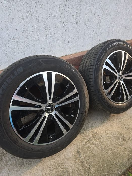 Jante cu anvelope mercedes originale 225 55 r17