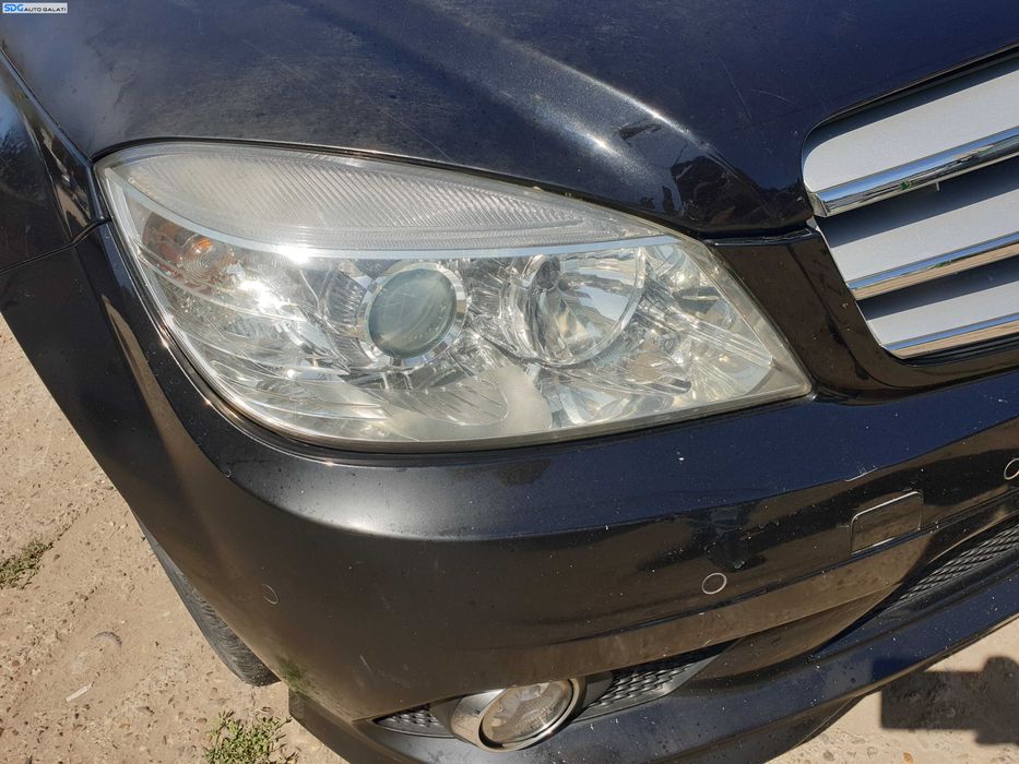 Far Dreapta Halogen cu Lupa FARA Xenon Mercedes Clasa C Class W204 NFL Non Facelift 2007 - 2011 [K6217]