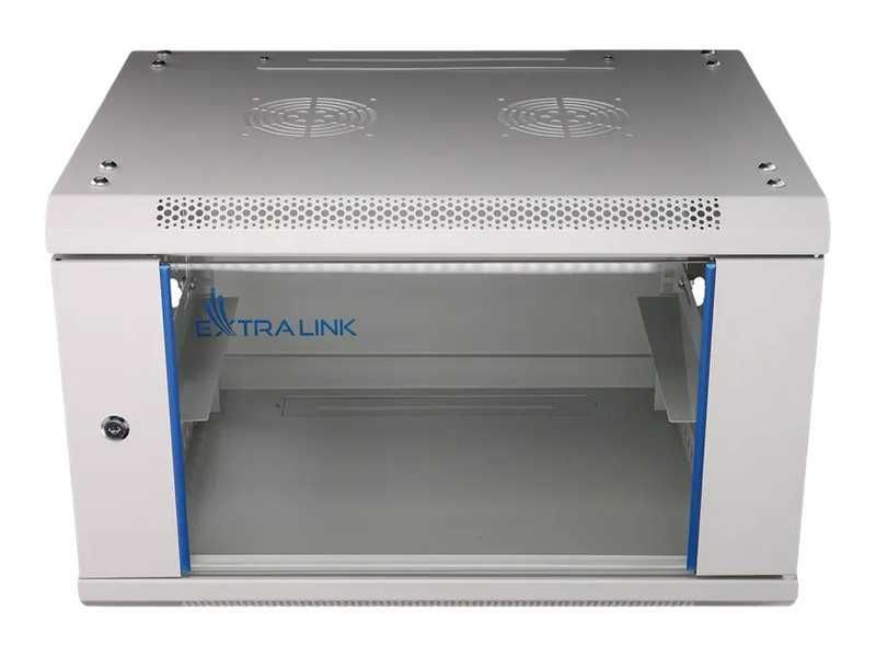Rack Extralink 6U 600X450 Wall-Mounted Rackmount Cabinet, Gri EX.8550