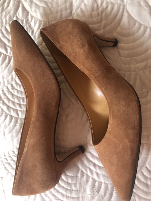 Pantofi de dama piele intoarsa maro 39