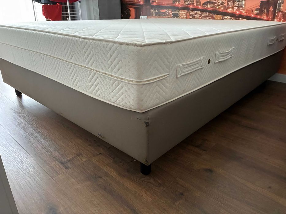 Pat boxspring FBF cu saltea American Dream Line 165x210x25cm