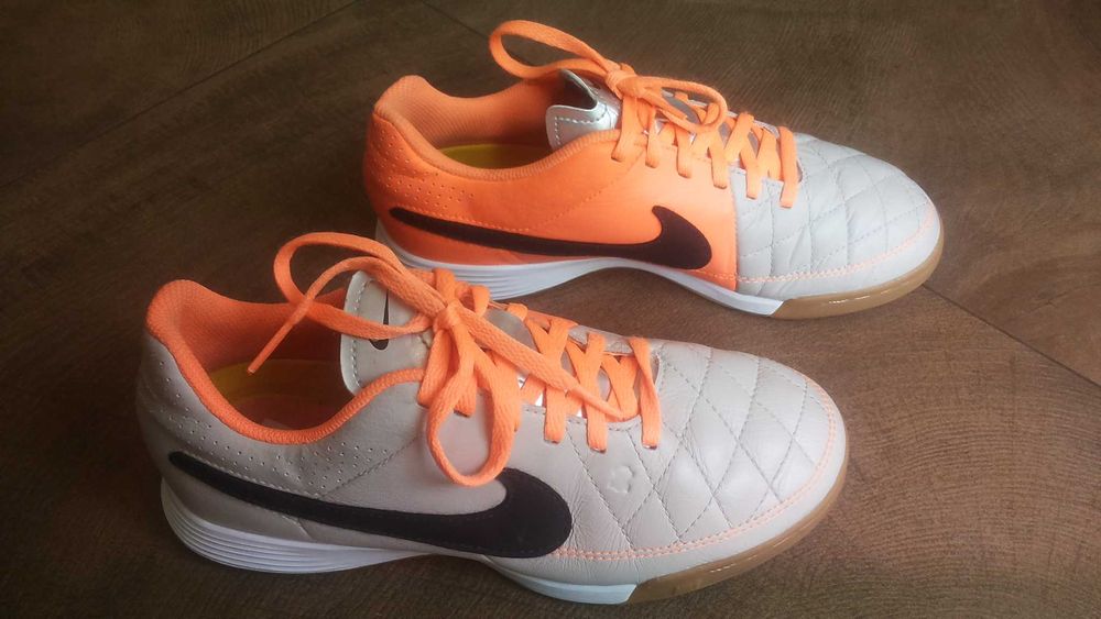 NIKE TIEMPO Leather Shoes Размер EUR 36,5 обувки естествена кожа 416-14-S