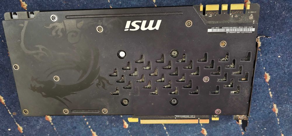 Placa Video MSI GTX GeForce 1080 Gaming X 8GB GDDR5X, 256 Bit i7 6700k