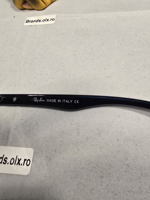 Ochelari de soare polarizati Ray-Ban RB803, Black, Made in Italy