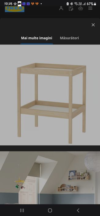 Masa de infasat Ikea