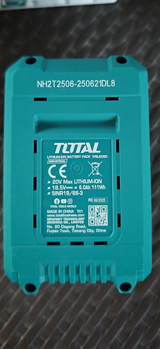 4  БРОЯ Батерии TOTAL  6AH Чисто нови.