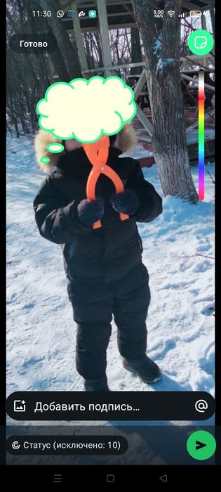 Комбинезон в идеальном состоянии качество хорошее,почти не носилииииии