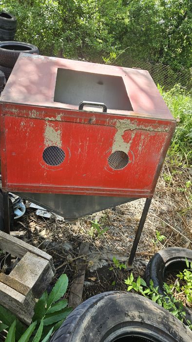 Камера за пясъкоструй правена